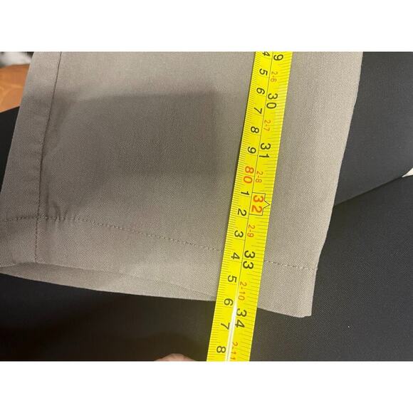 SOHO Apparel Tan Stretch Pants 1X Pull-On Belted Casual Trousers - Picture 5 of 9